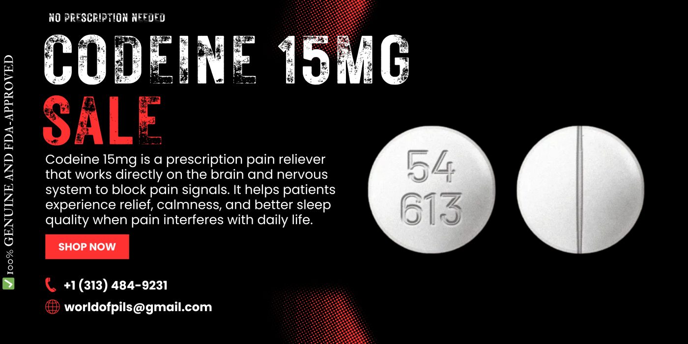 Buy Codeine 15mg Online – Fast Pain Relief You Can Trust 1 Codeine 15mg